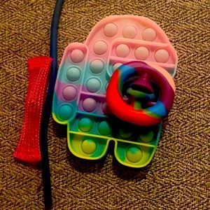 I am selling fidgets and they are very colorful